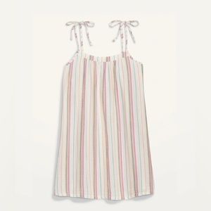 Old Navy cute striped cotton dress NWT size Large